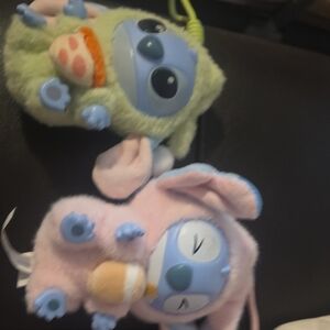 Adorable STITCH Plush Animal Toy Set - Blue and Pink